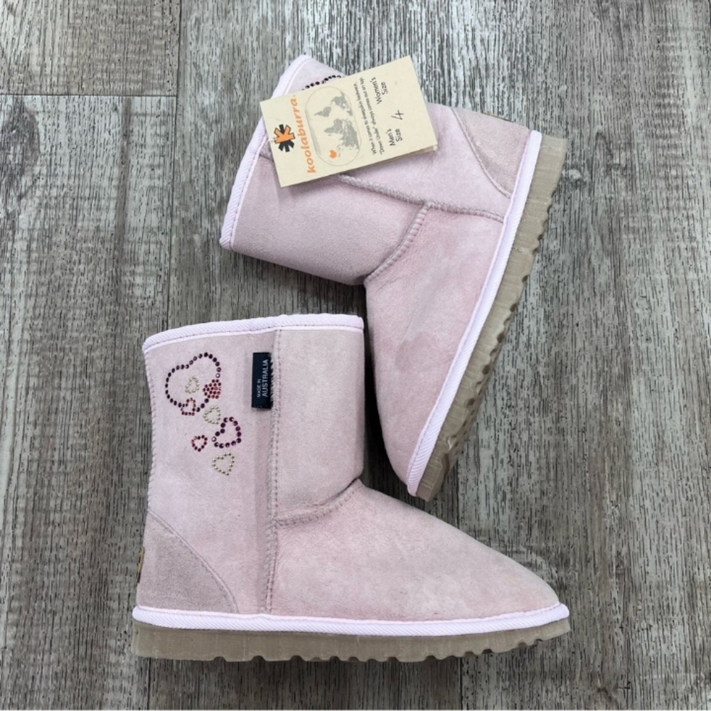 New UGG Koolaburra Pink Hearts Boots